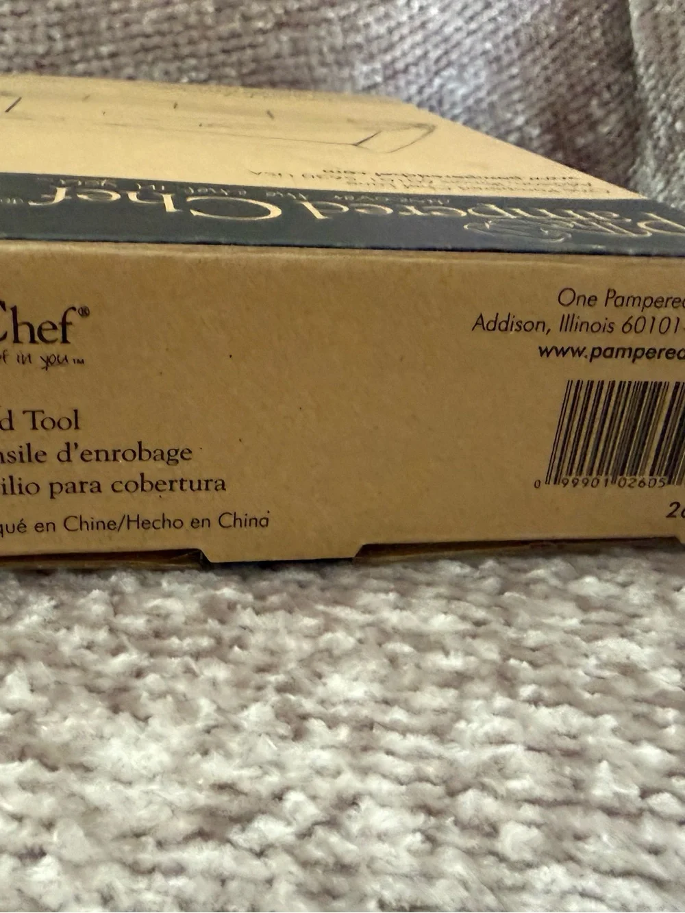 Pampered Chef Coating Trays and Tool # 2605, Interlocking Trays, 4-Piece Set